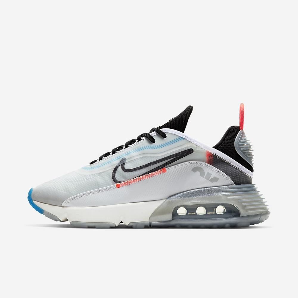 Sneakers Nike Air Max 2090 Blanche 0329-746 White/Pure Platinum/Bright Crimson/Black Homme | UJN-12750371